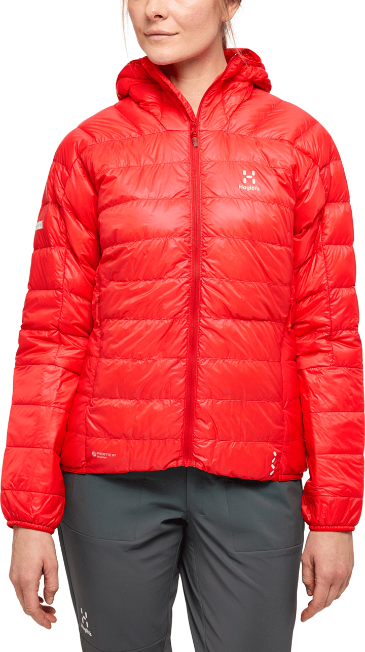 Haglöfs Women's L.I.M Down Hood Poppy Red Haglöfs