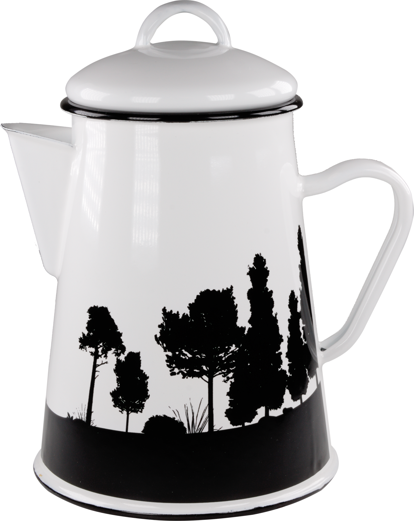 Hällmark Enamel Coffee Pot White