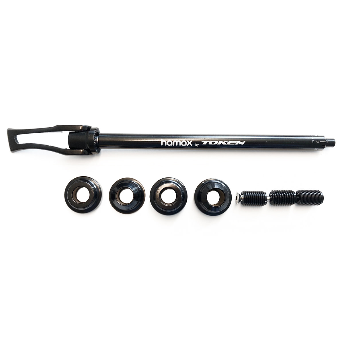 Hamax Hitch adapter for 12 mm thru axles Black