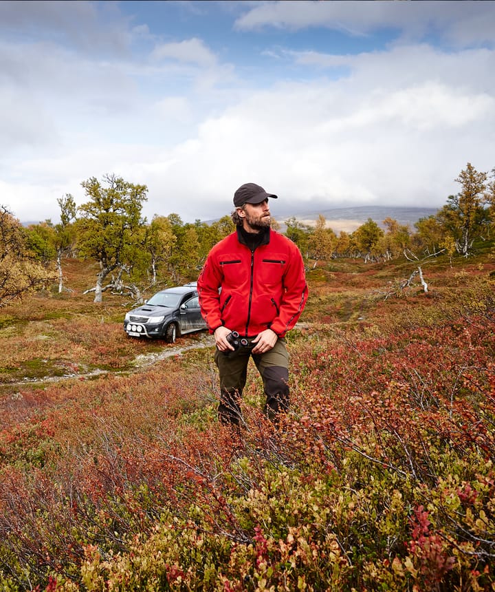 Härkila Men's Kamko Fleece Brown/Red Härkila