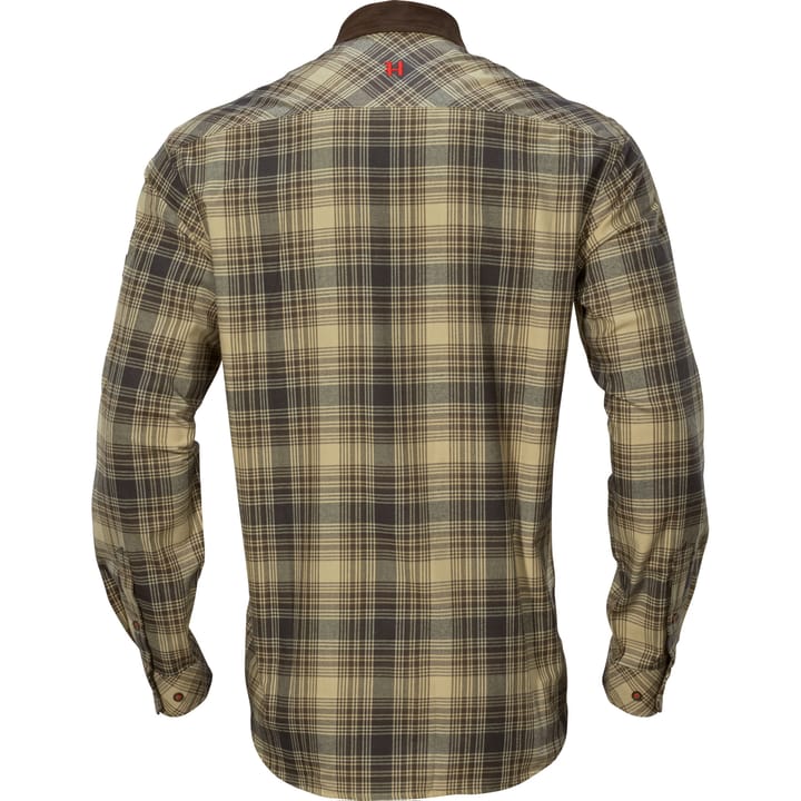 Härkila Men's Driven Hunt Flannel Shirt Light Teak Check Härkila