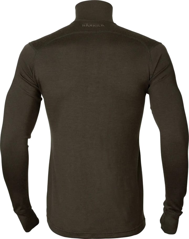 Härkila Men's Härkila Base All Season Half Zip Neck Shadow Brown Härkila