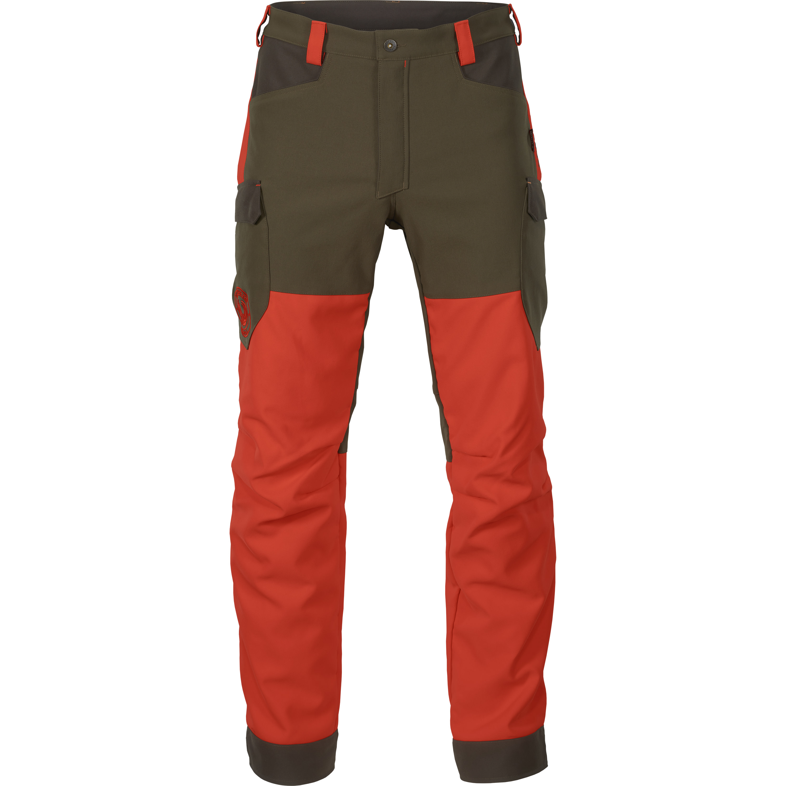 Härkila Men’s Wildboar Pro Pants Wildboar Orange/Willow Green