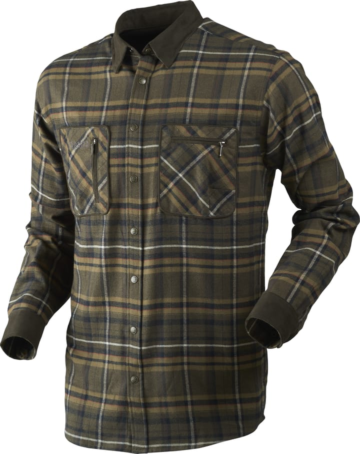 Härkila Men's Pajala Shirt Willow Green Check Härkila