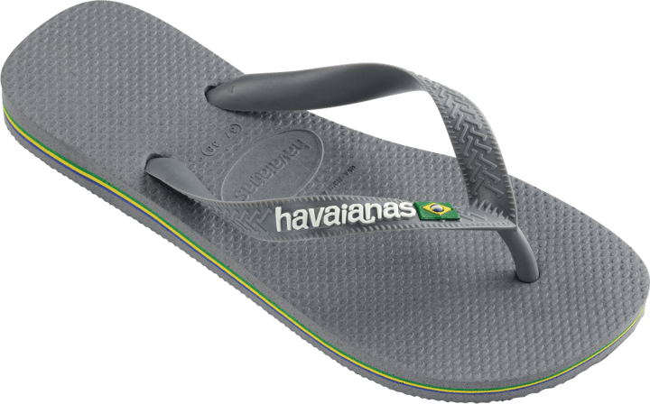 Havaianas Men's Brasil Logo Steel Grey/Grey Havaianas