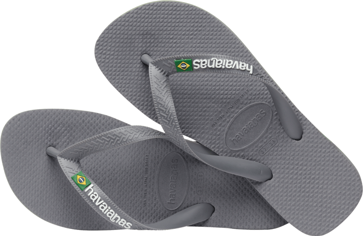 Havaianas Men's Brasil Logo Steel Grey/Grey Havaianas