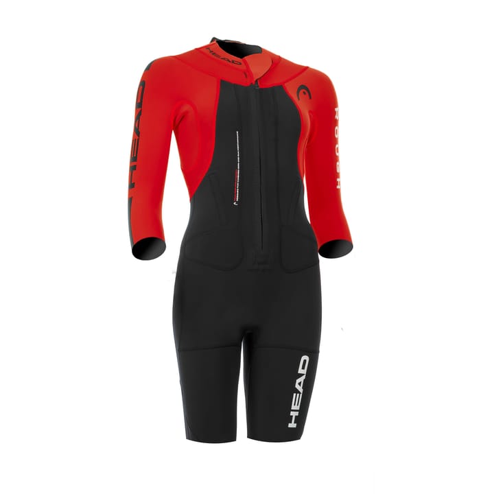 Head Women's Swimrun Rough Shorty  Black/Red Head