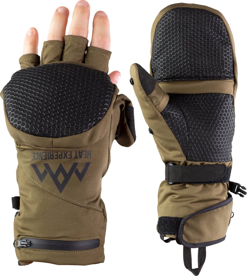 Amsterdam Heated Mittens (Gloves 2.0) - Green