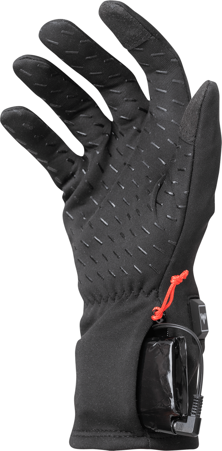 Heat Experience Unisex Heated Liner Gloves Black Heat Experience