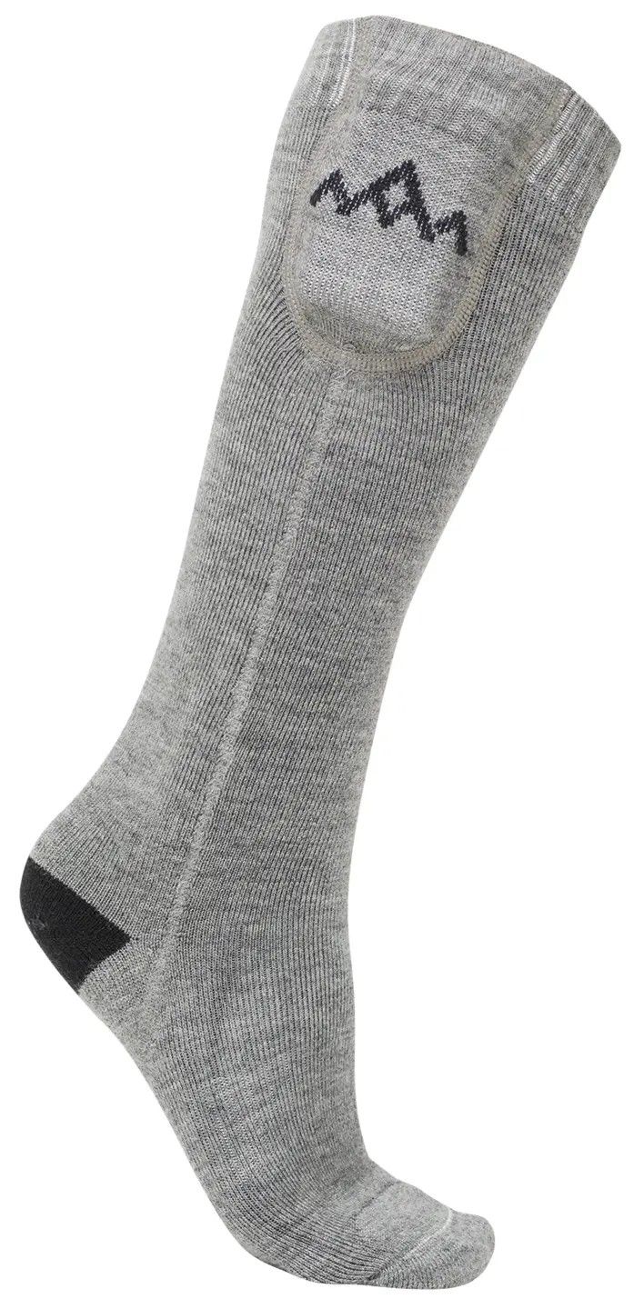 Heat Experience Unisex HeatX Heated Everyday Socks with Batteries Grey Heat Experience