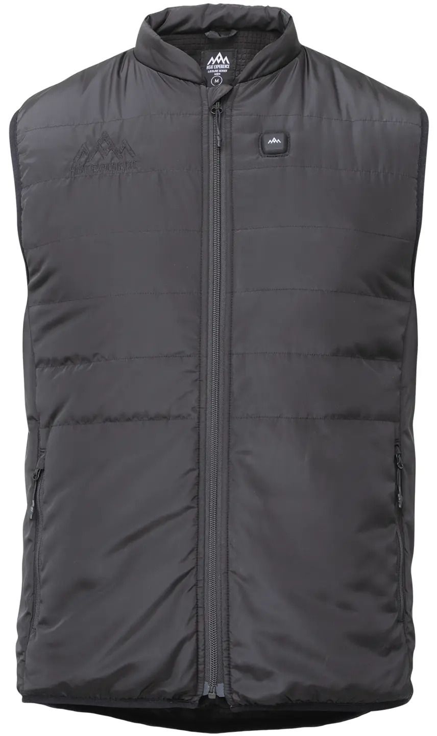 Heat Experience Men's HeatX Heated Everyday Vest Black