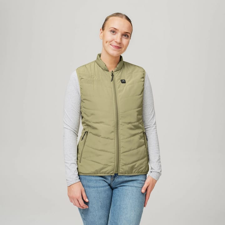 Heat Experience Women's Heated Everyday Vest Lichen Green Heat Experience