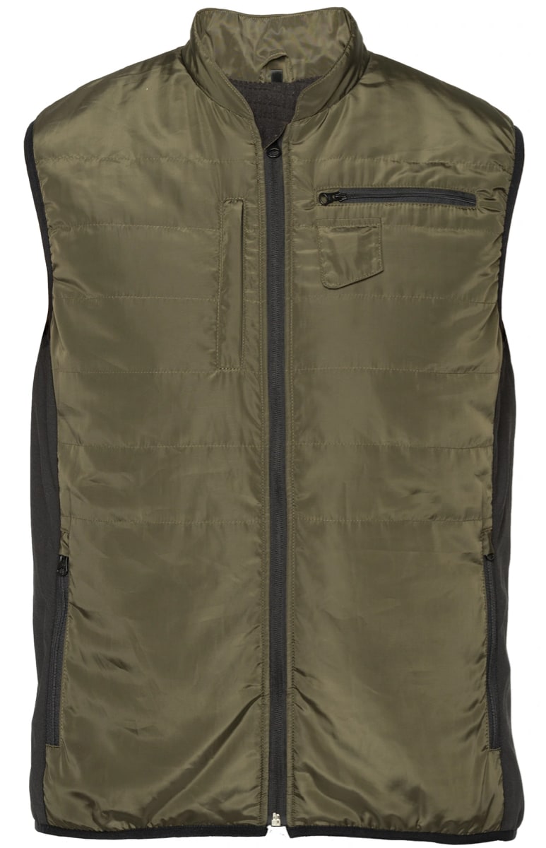 Heat Experience Men’s Heated Hunt Vest Olive Green