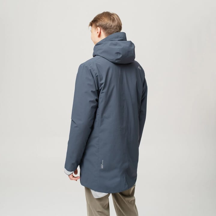 Heat Experience Heatx Heated Oslo Coat Mens Navy Heat Experience