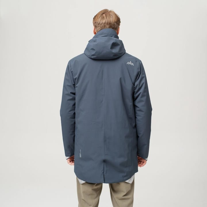 Heat Experience Heatx Heated Oslo Coat Mens Navy Heat Experience