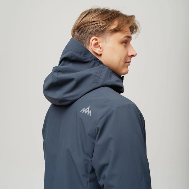 Heat Experience Heatx Heated Oslo Coat Mens Navy Heat Experience