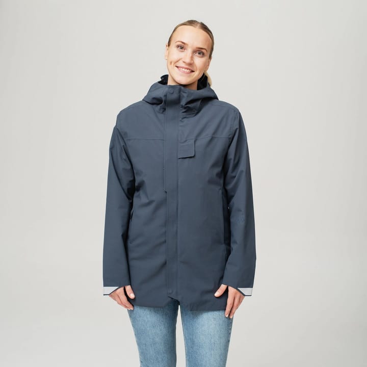 Heat Experience Women's Heatx Heated Oslo Coat  Navy Heat Experience