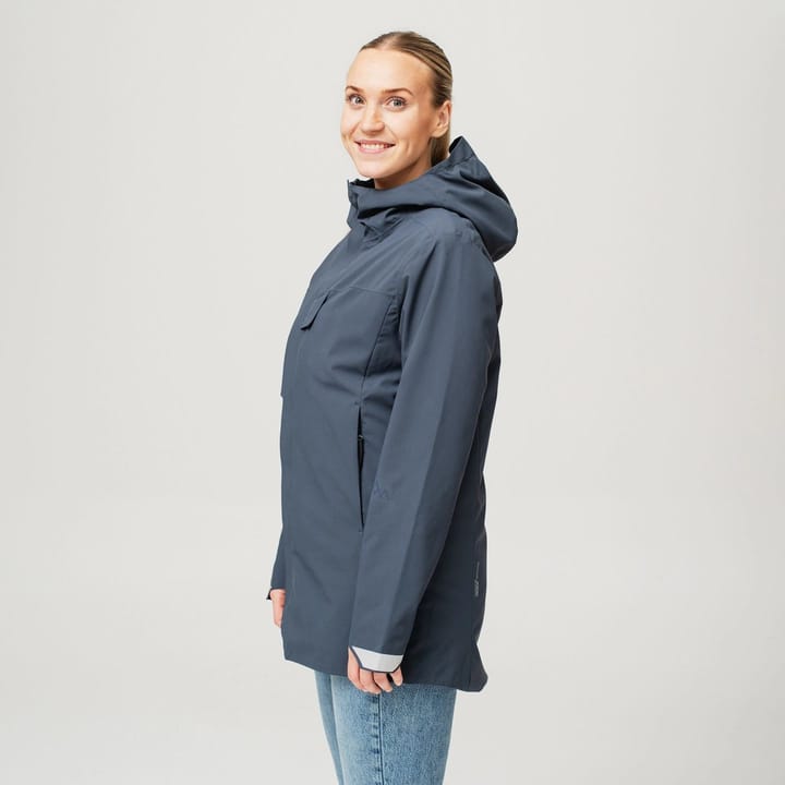 Heat Experience Women's Heatx Heated Oslo Coat  Navy Heat Experience