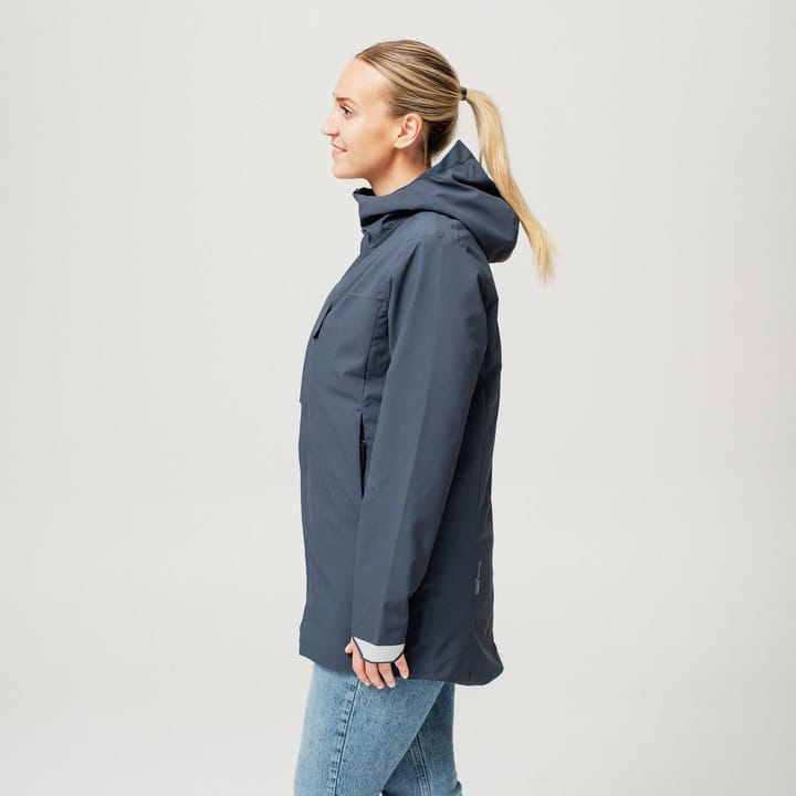 Heat Experience Women's Heatx Heated Oslo Coat  Navy Heat Experience