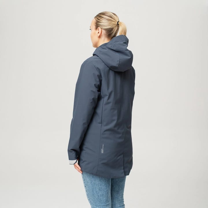 Heat Experience Women's Heatx Heated Oslo Coat  Navy Heat Experience