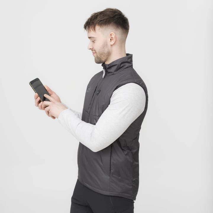 Heat Experience Men's Heated Outdoor Vest Black Heat Experience