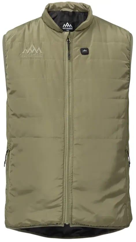 Heat Experience Men's HeatX Heated Everyday Vest Lichen Green