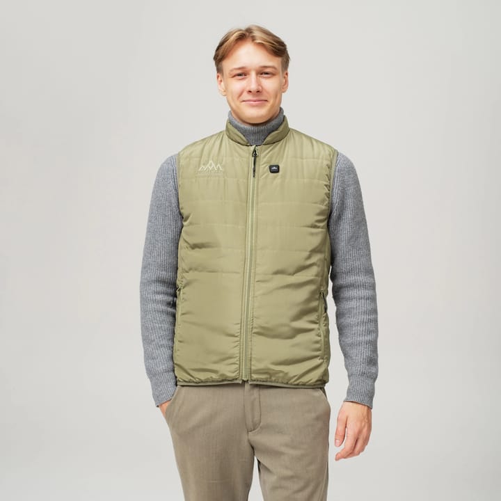 Heat Experience Men's HeatX Heated Everyday Vest Lichen Green Heat Experience