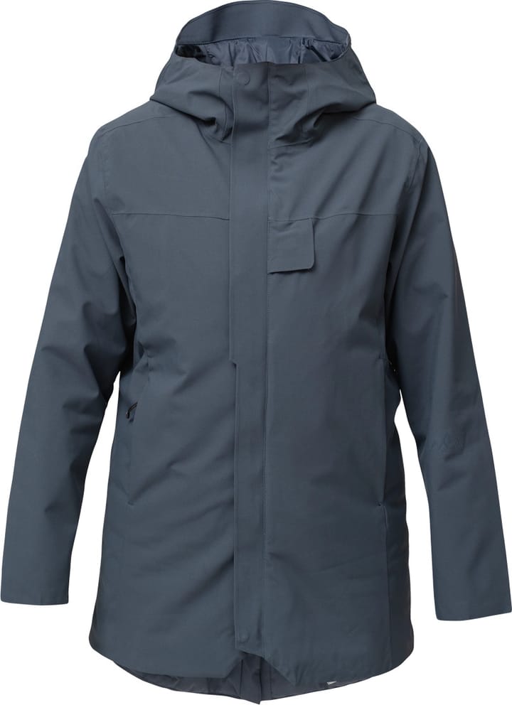 Heat Experience Women's Heatx Heated Oslo Coat  Navy Heat Experience