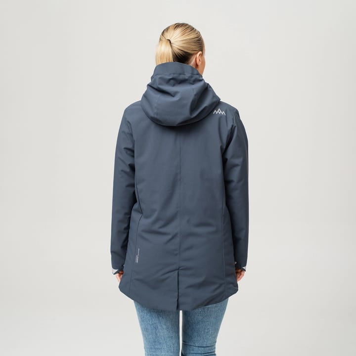 Heat Experience Women's Heatx Heated Oslo Coat  Navy Heat Experience