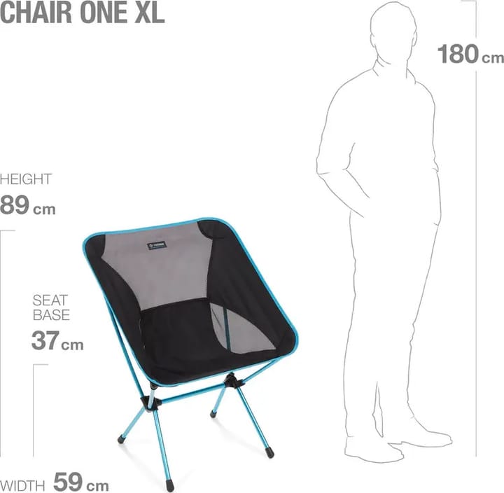 Helinox Chair One XL Black/O Blue Helinox