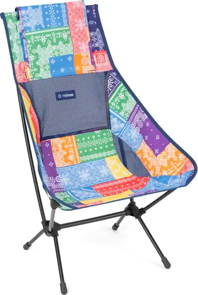 Helinox Chair Two Rainbow Bandanna Quilt