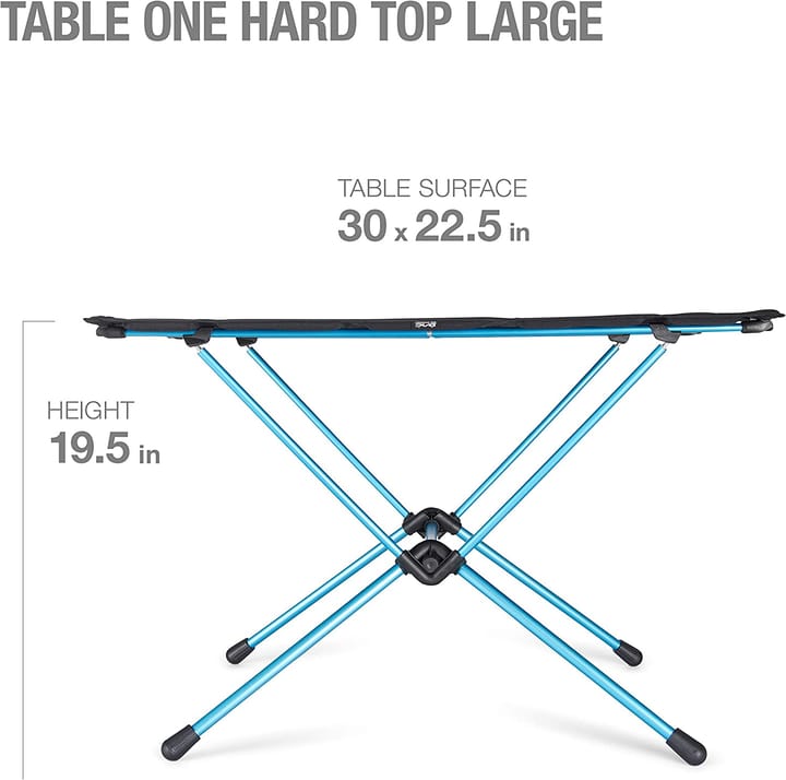 Helinox Table One Hard Top L Black/O Blue Helinox