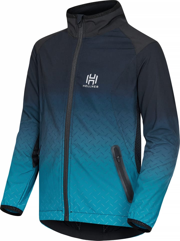 Hellner Juniors' Harrå Hybrid Jacket Biscay Bay Hellner