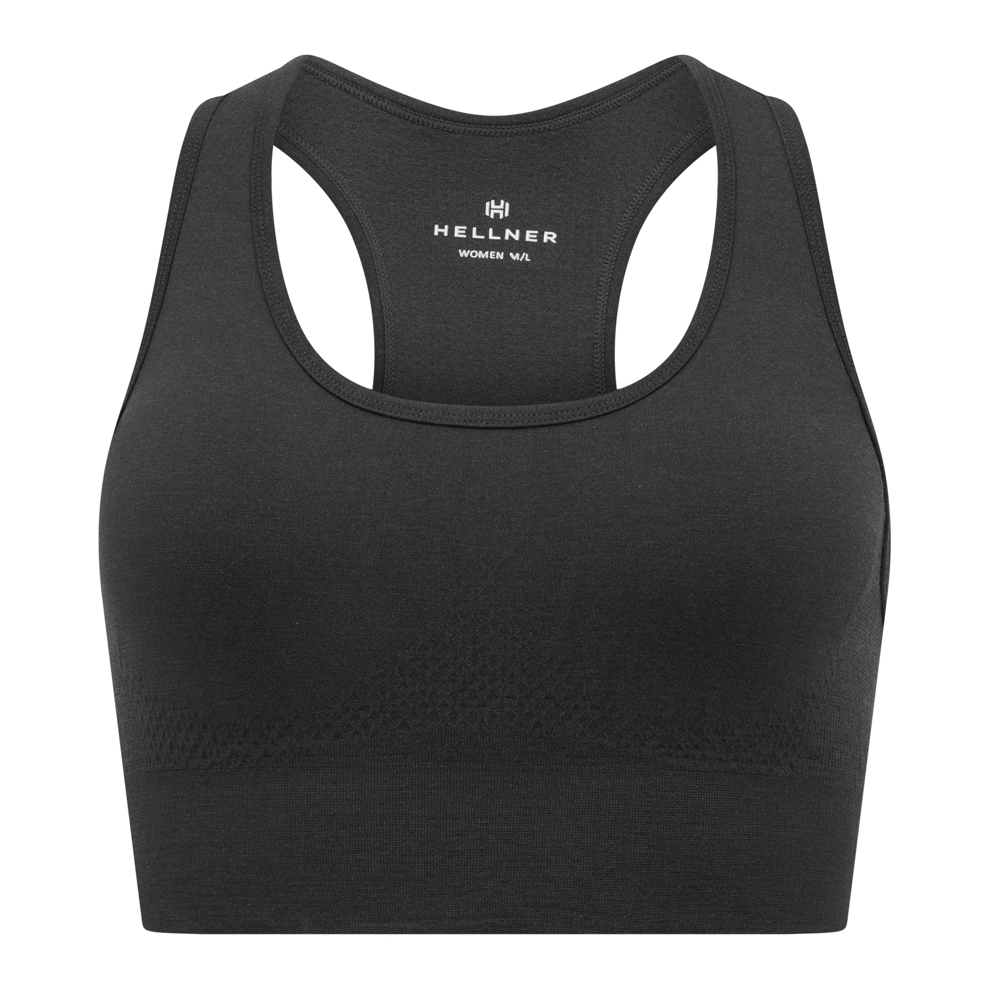 Hellner Women’s Wool Tech Seamless Bra Phantom