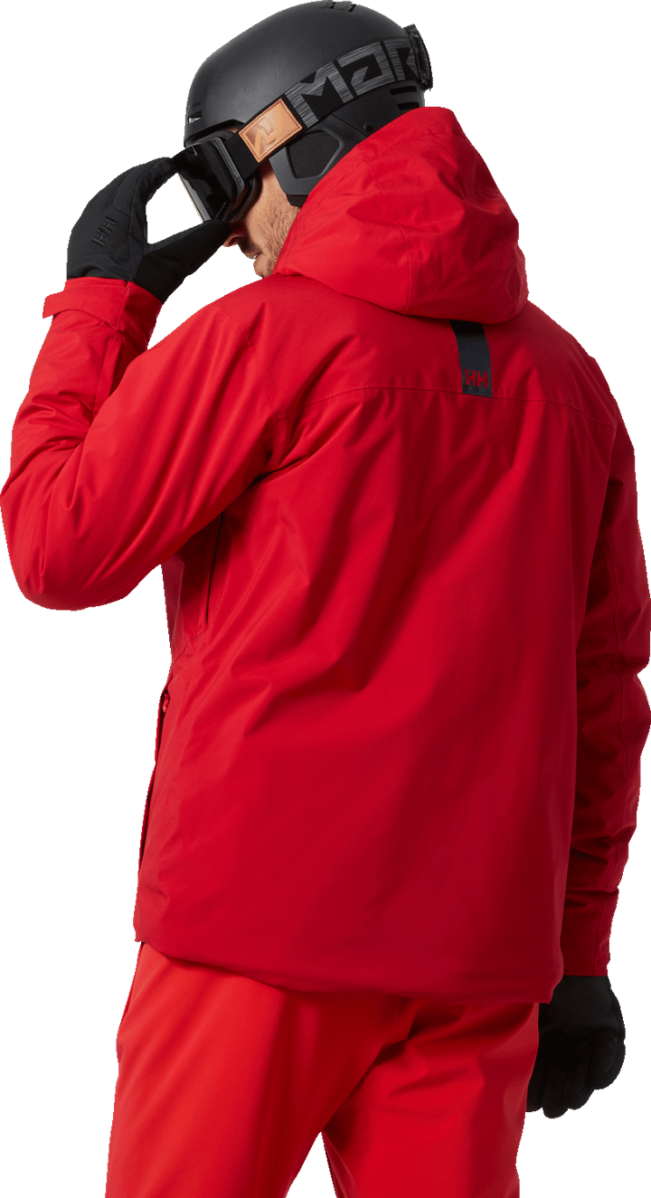 Red helly hansen ski jacket sale