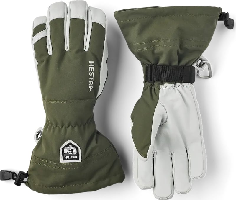 Army leather heli top ski ergo grip