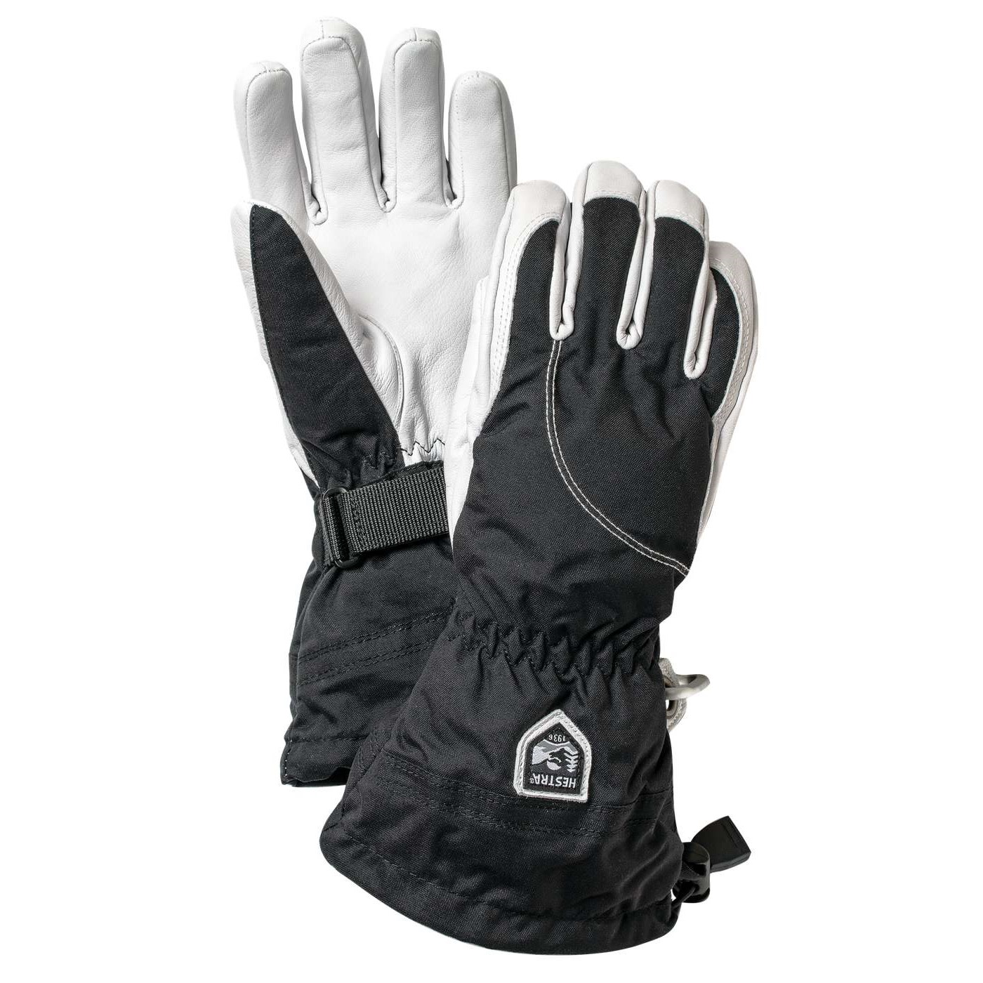 Women’s Heli Ski 5 Finger Svart/Offwhite