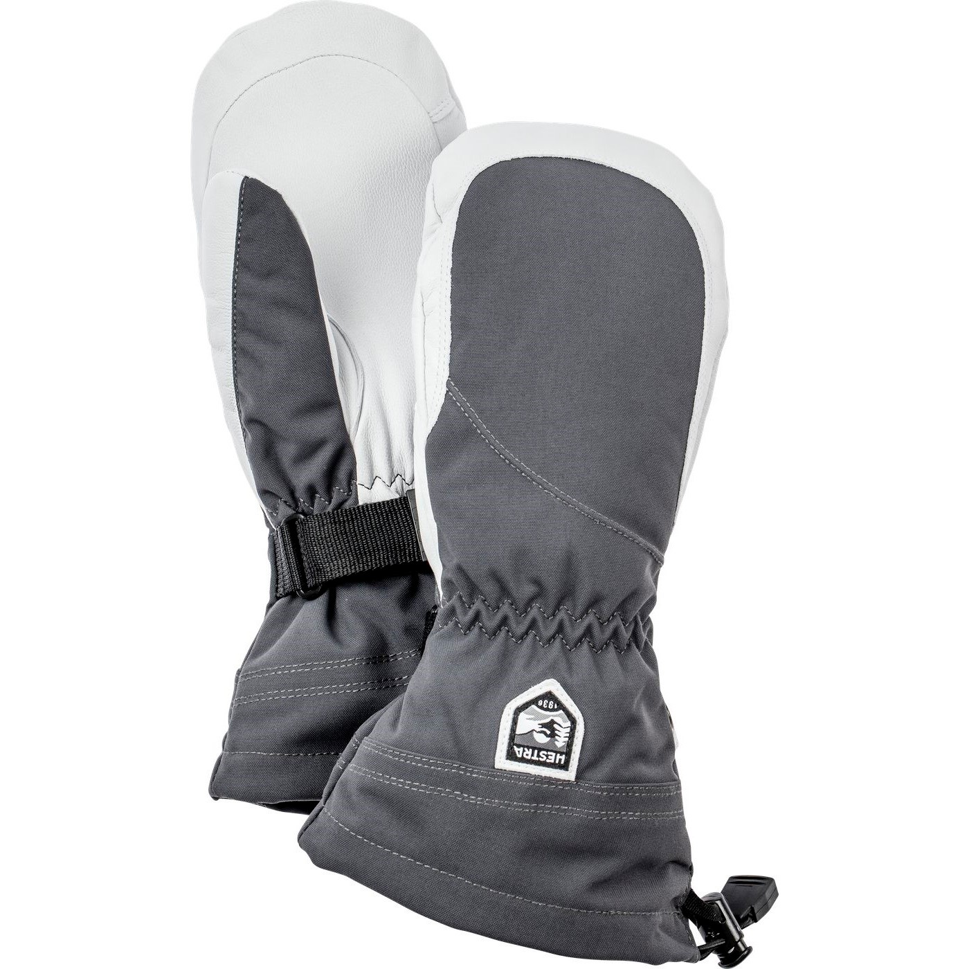 Hestra Women’s Heli Ski Female Mitt Grey/Offwhite