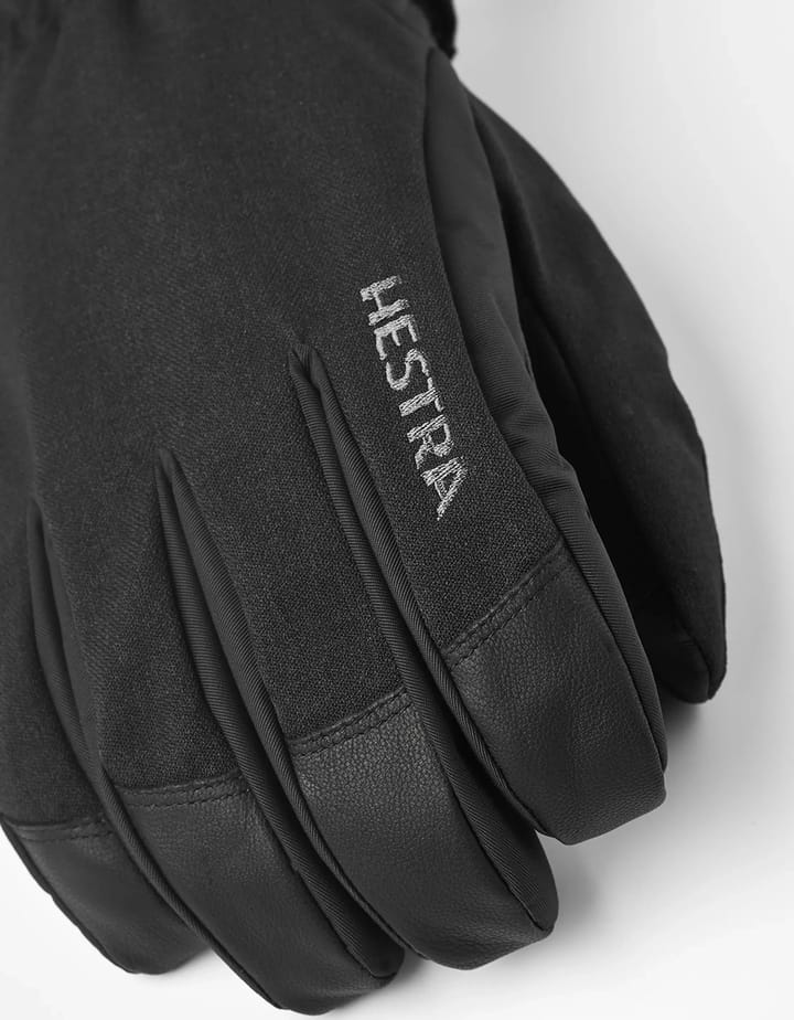 Hestra Powder Short 5 Finger Black Hestra