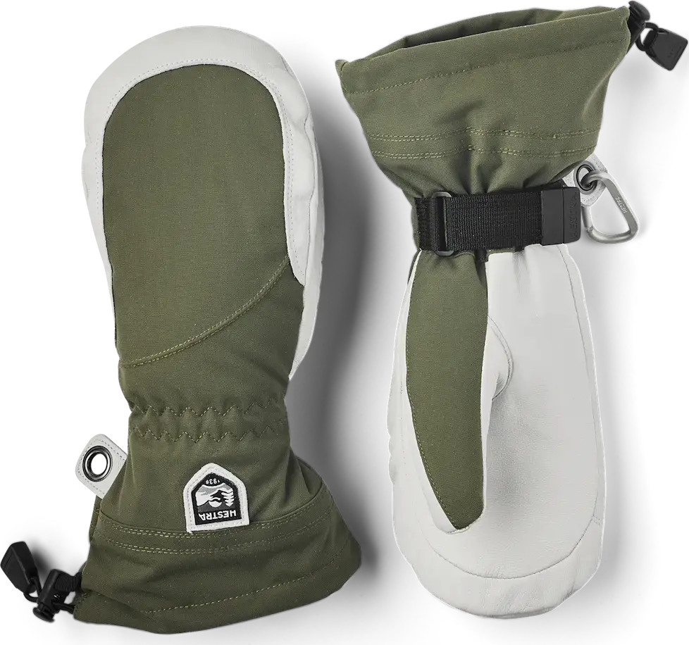 Women’s Heli Ski Female Mitt Olive/Offwhite