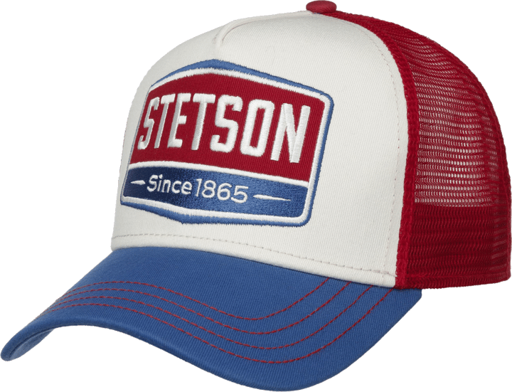 Stetson Trucker Cap Gasoline White/Red/Blue Stetson