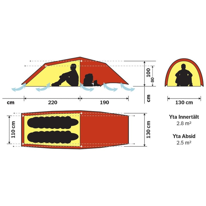 Hilleberg Anjan 3 GT Red Hilleberg