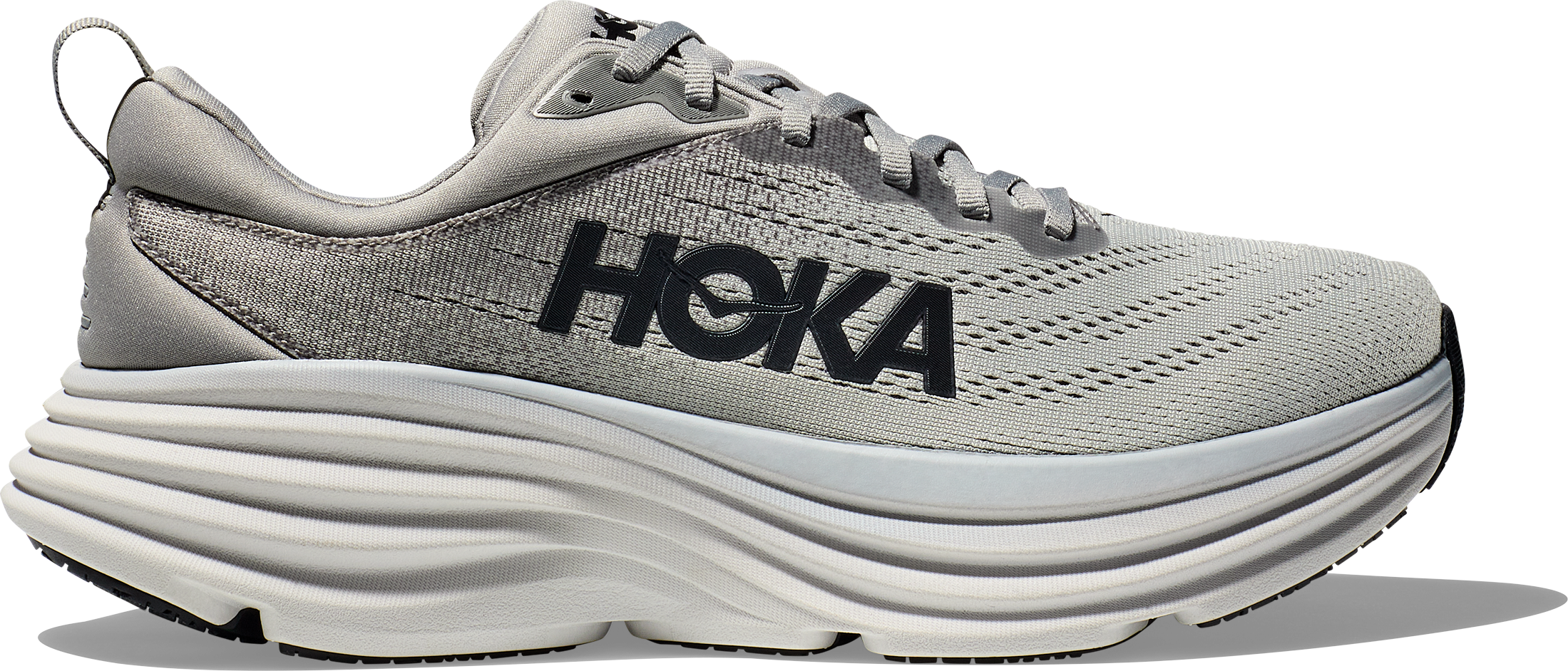 Hoka Men’s Bondi 8 Sharkskin/Harbor Mist