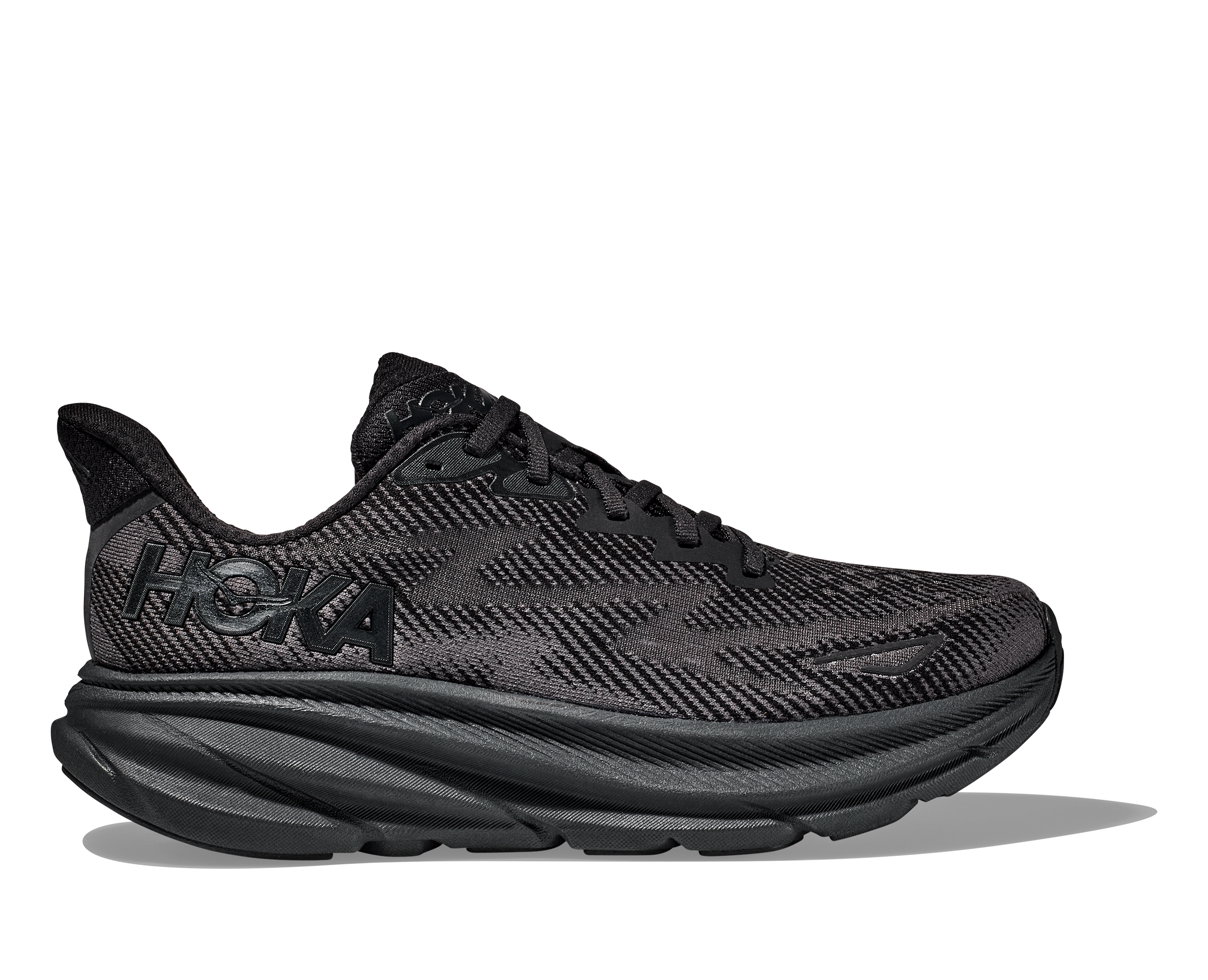 Hoka Men’s Clifton 9 Wide Black/Black