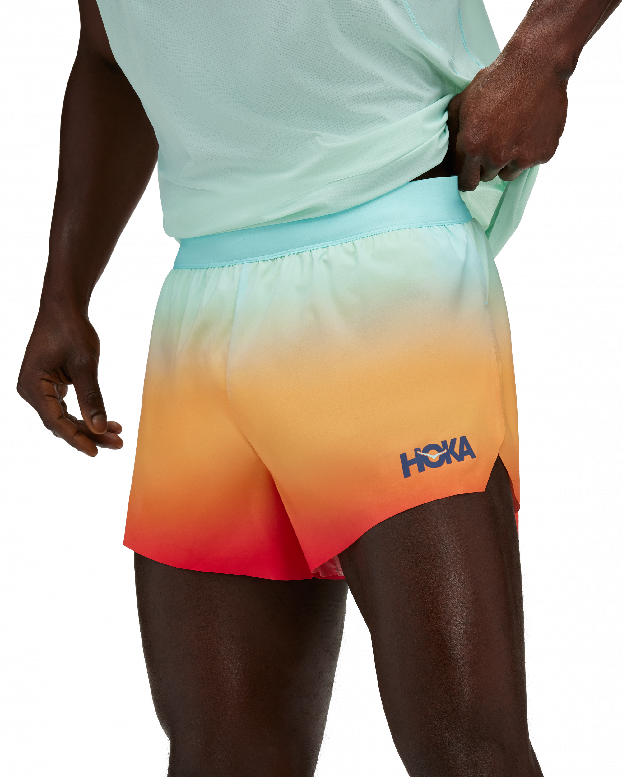 Hoka Men’s Race Day Split Short Print Cloudless Ombre