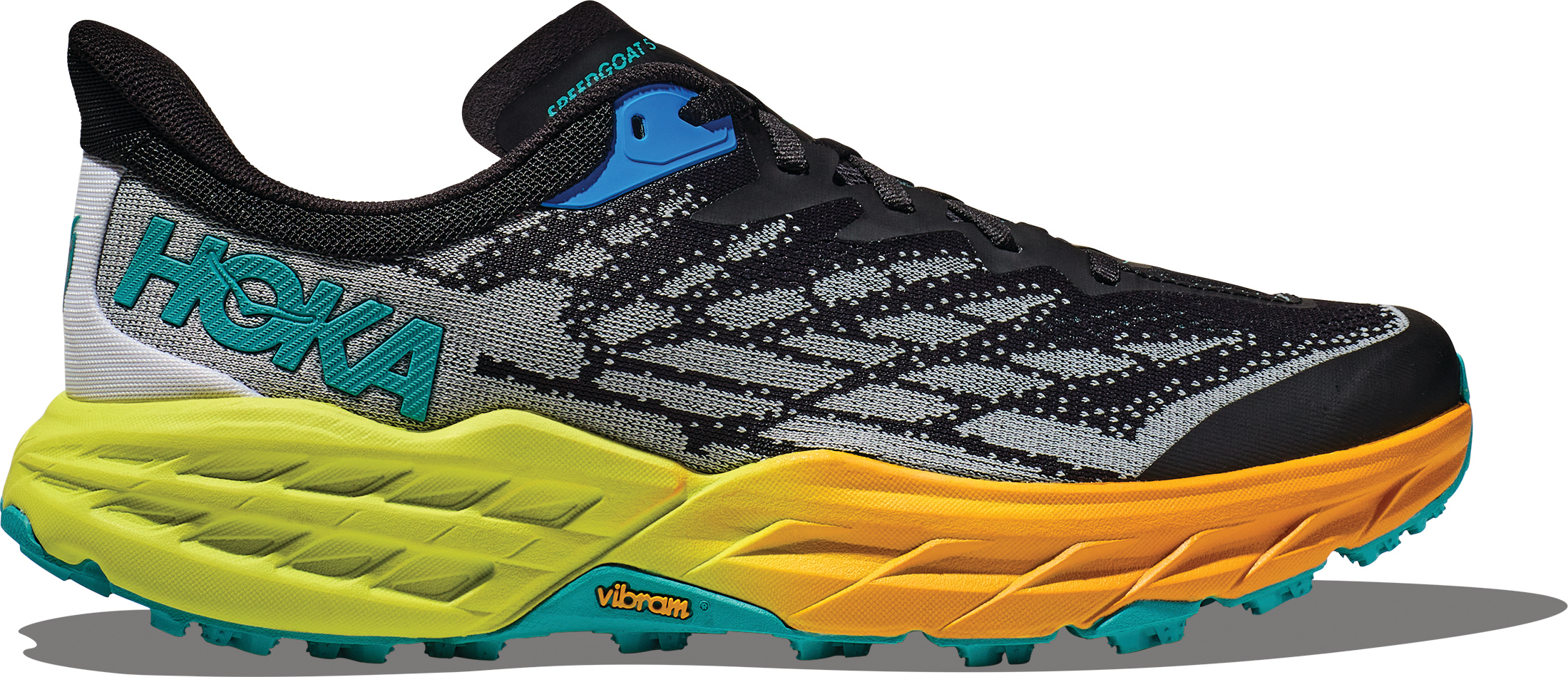 Hoka Men’s Speedgoat 5 Black/Evening Primrose