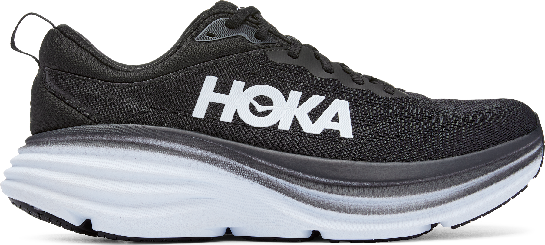 Hoka Men’s Bondi 8 Black/White