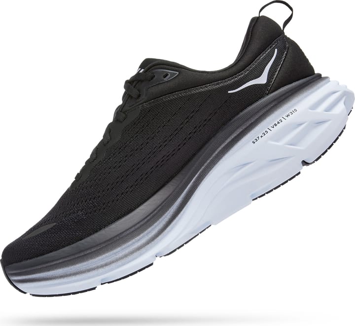 Hoka Men's Bondi 8 Wide Black/White Hoka