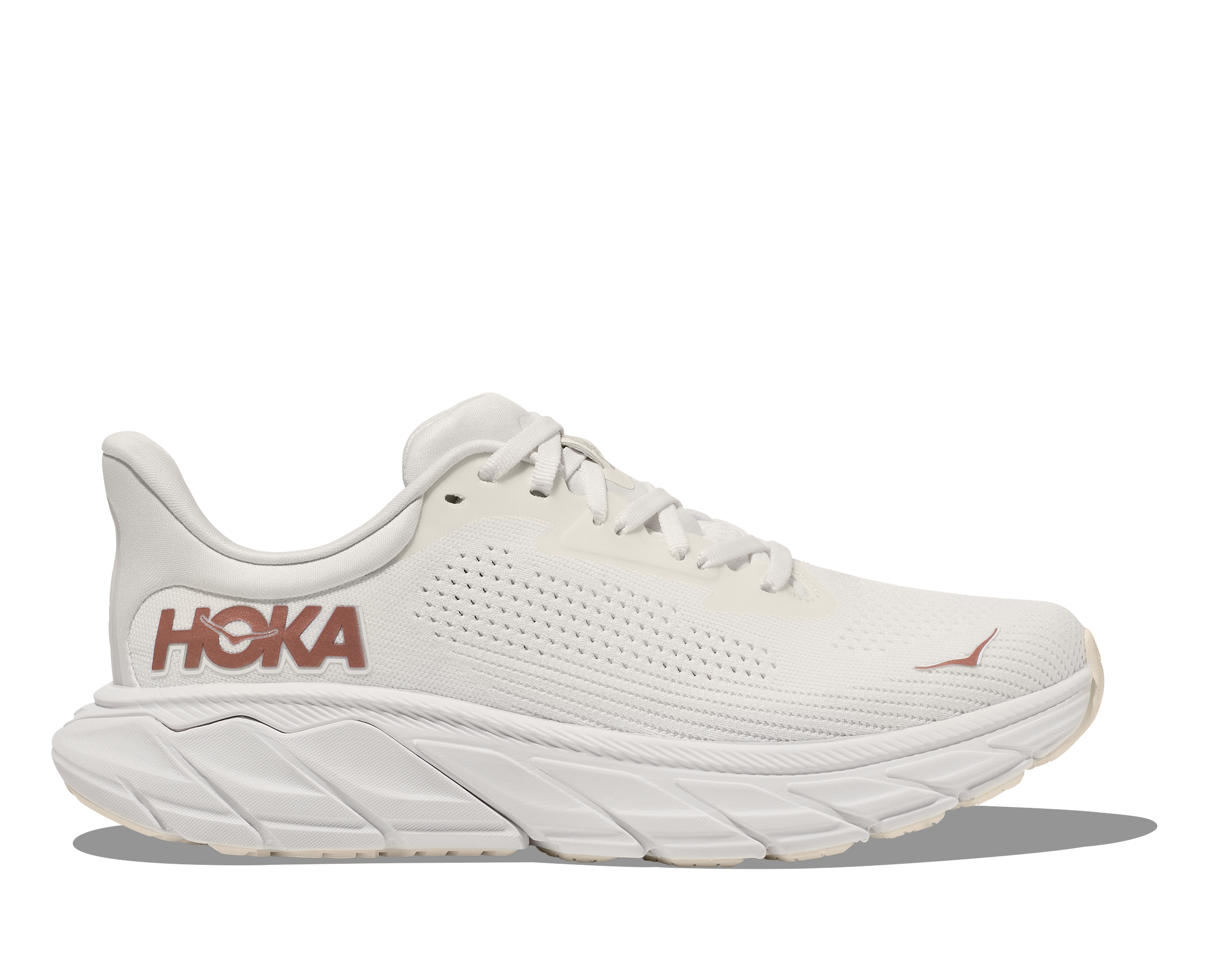 Hoka Women’s Arahi 7 Blanc De Blanc / Rose Gold