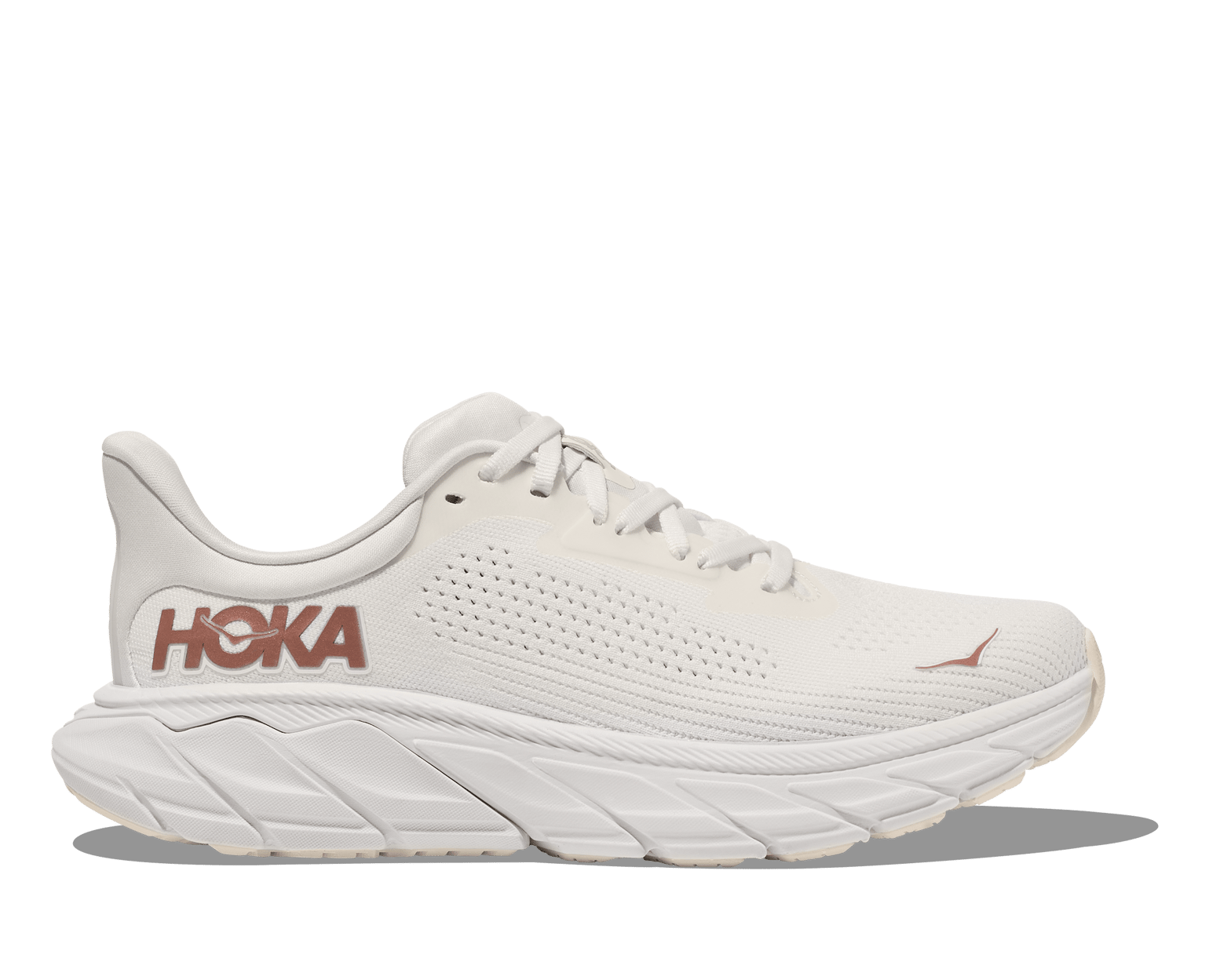 Hoka Women's Arahi 7 Blanc De Blanc / Rose Gold